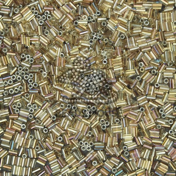 TOHO Bugle Seed Beads Y871 HYBRID Twilight Crystal 3mm beads mouse