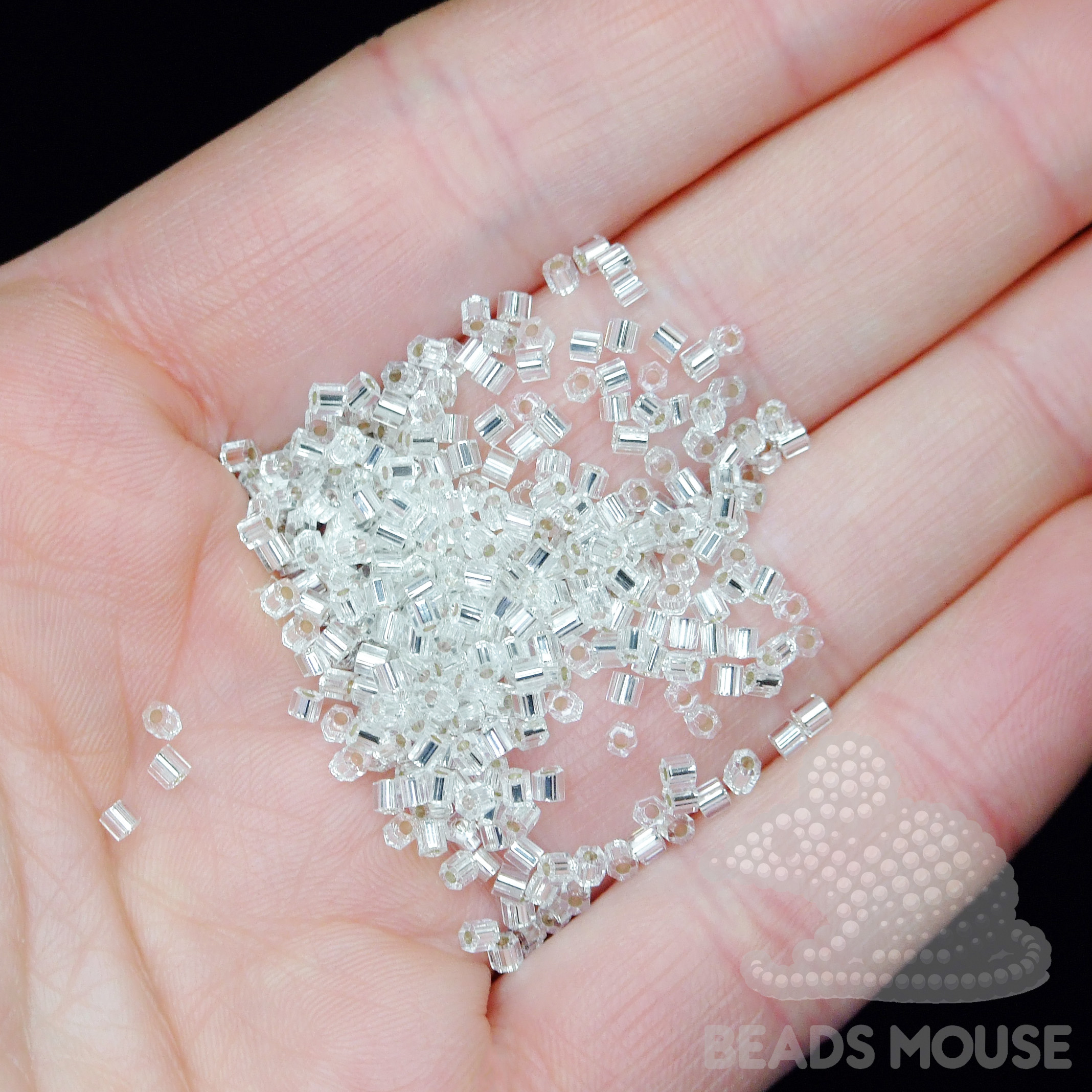 TOHO HEXAGON Beads 21 Silver Lined Crystal beadsmouse.co.uk