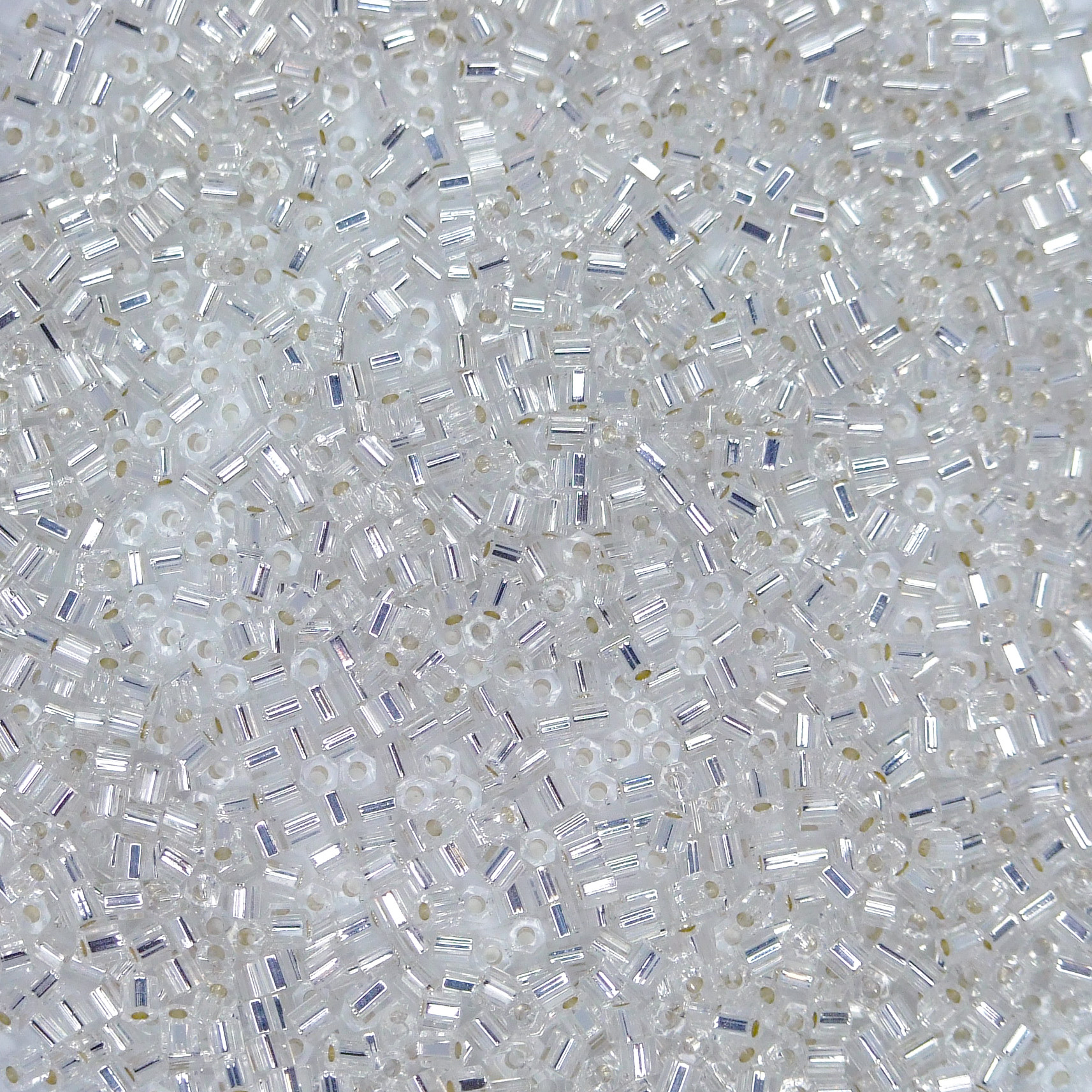 TOHO HEXAGON Beads 21 Silver Lined Crystal beadsmouse.co.uk