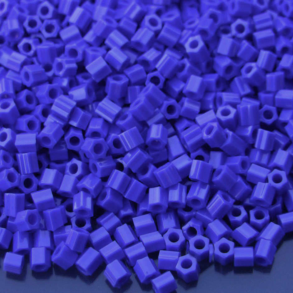TOHO Hexagon Beads 48 Opaque Navy Blue 3mm beadsmouse.co.uk 02