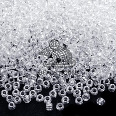 TOHO Seed Beads 1 Transparent Crystal beads mouse