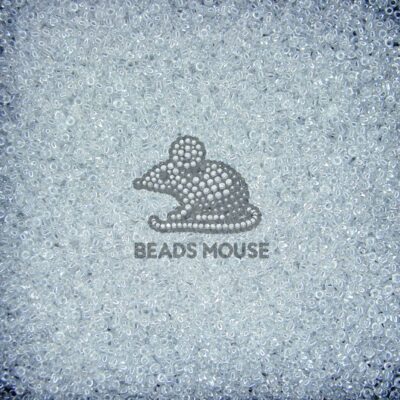 TOHO Seed Beads 101 Transparent Crystal Luster 01 beadsmouse.co.uk