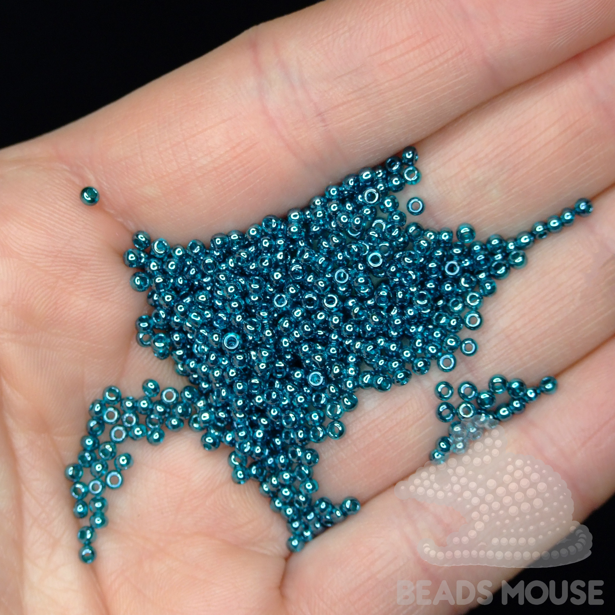 TOHO Seed Beads 108BD Transparent Teal Luster beadsmouse.co.uk