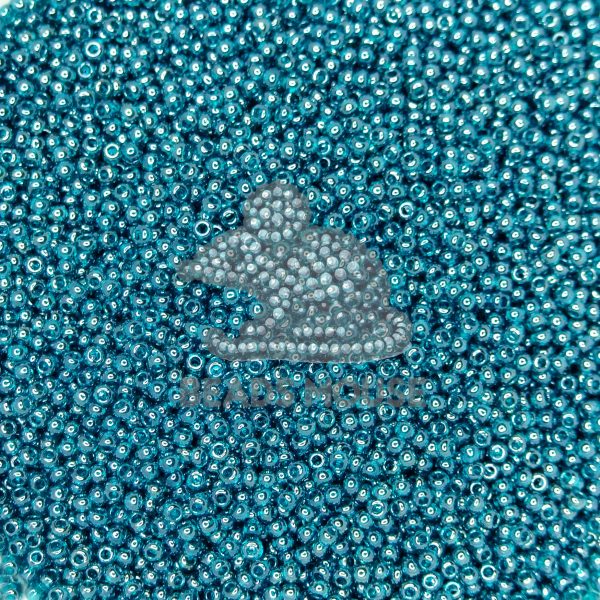 TOHO Seed Beads 108BD Transparent Teal Luster beadsmouse.co.uk