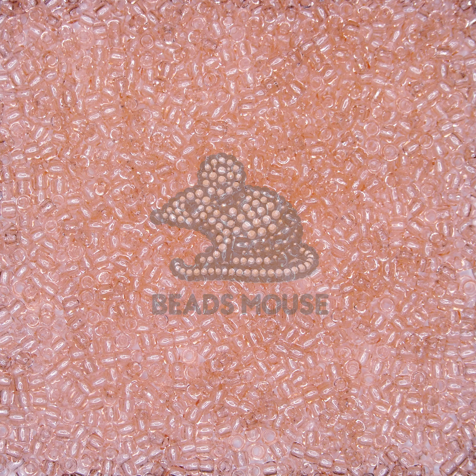 TOHO Seed Beads 11 Transparent Rosaline beads mouse