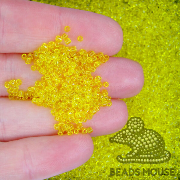 TOHO Seed Beads 12 Transparent Lemon beadsmouse.co.uk 04