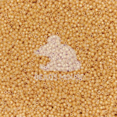 TOHO Seed Beads 123D Opaque Dark Beige Luster beadsmouse.co.uk