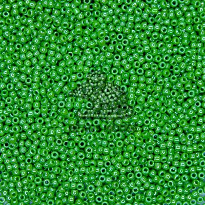 TOHO Seed Beads 130 Opaque Mint Green Luster beads mouse