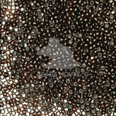 TOHO Seed Beads 14 Transparent Root Beer beads mouse