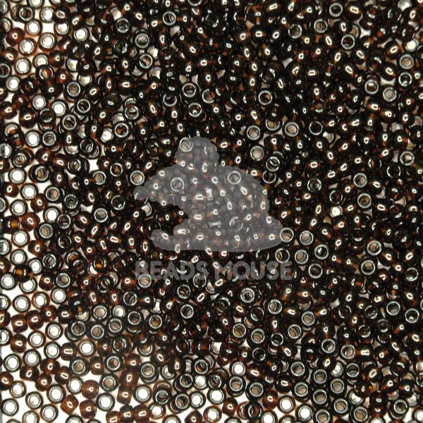 TOHO Seed Beads 14 Transparent Root Beer beads mouse