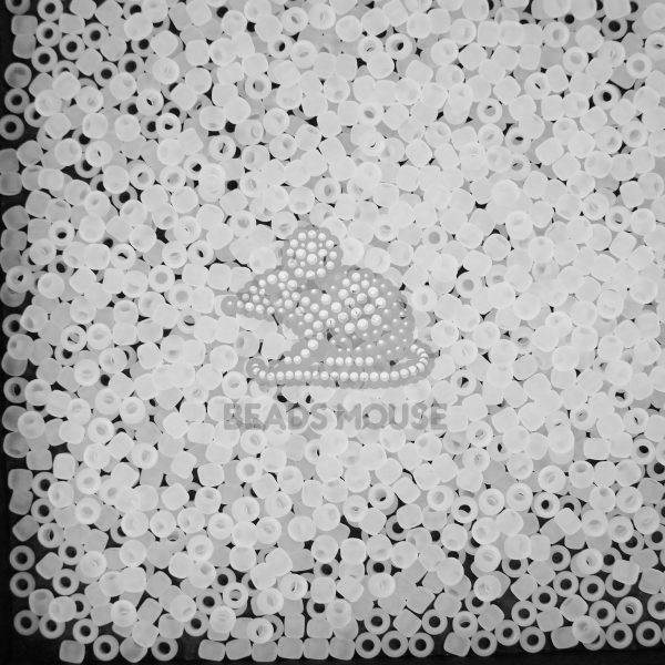 TOHO Seed Beads 1F Transparent Crystal Frosted beads mouse