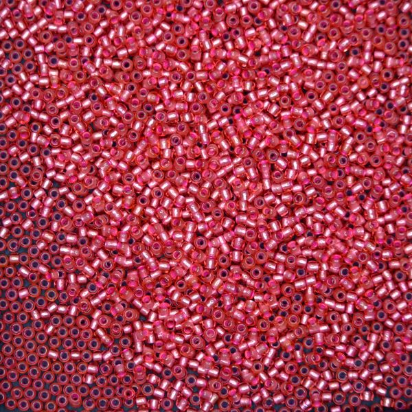 TOHO Seed Beads 2201 Silver Lined Almond Blossom 11/0 - Image 2