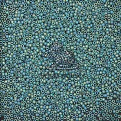 TOHO Seed Beads 2634F Semi Glazed Rainbow Turquoise beadsmouse.co.uk