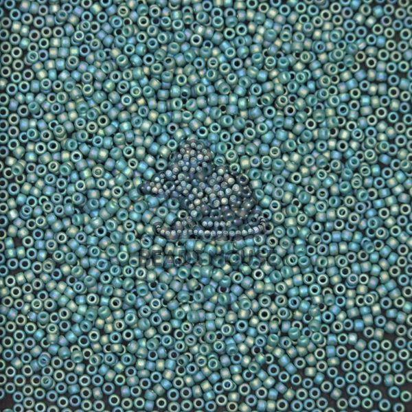 TOHO Seed Beads 2634F Semi Glazed Rainbow Turquoise beadsmouse.co.uk