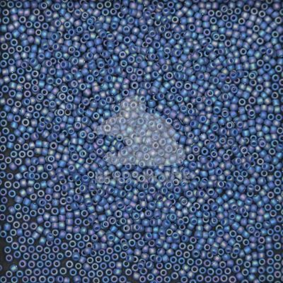 TOHO Seed Beads 2636F Semi Glazed Rainbow Soft Blue beadsmouse.co.uk