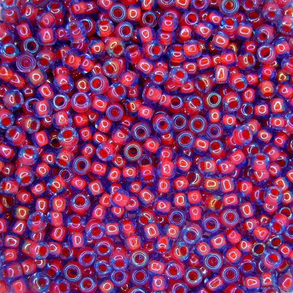 TOHO Seed Beads 304 Inside Color Light Sapphire Hyacinth Lined beadsmouse.co.uk