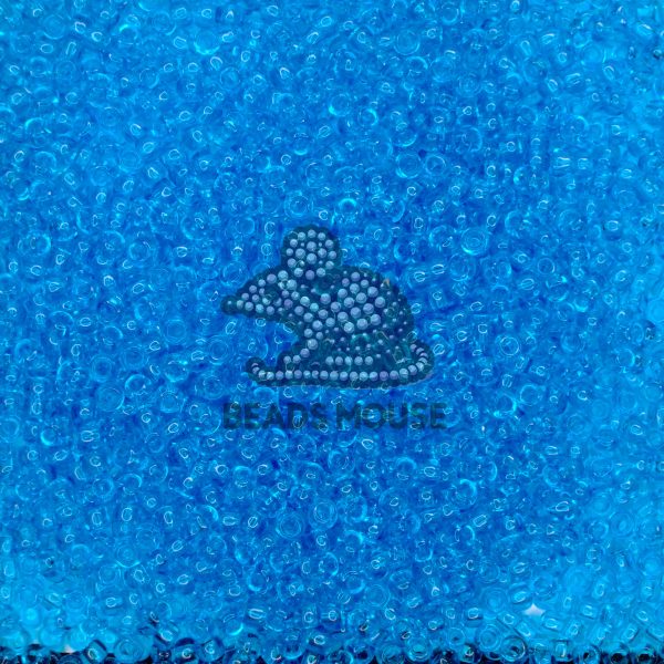 TOHO Seed Beads 3B Transparent Dark Aquamarine 8/0