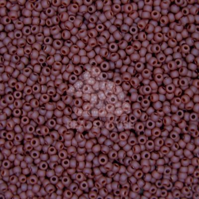 TOHO Seed Beads 46F Opaque Frosted Oxblood beads mouse