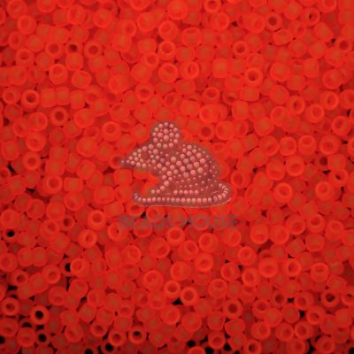 TOHO Seed Beads 5F Transparent Frosted Light Siam Ruby beads mouse