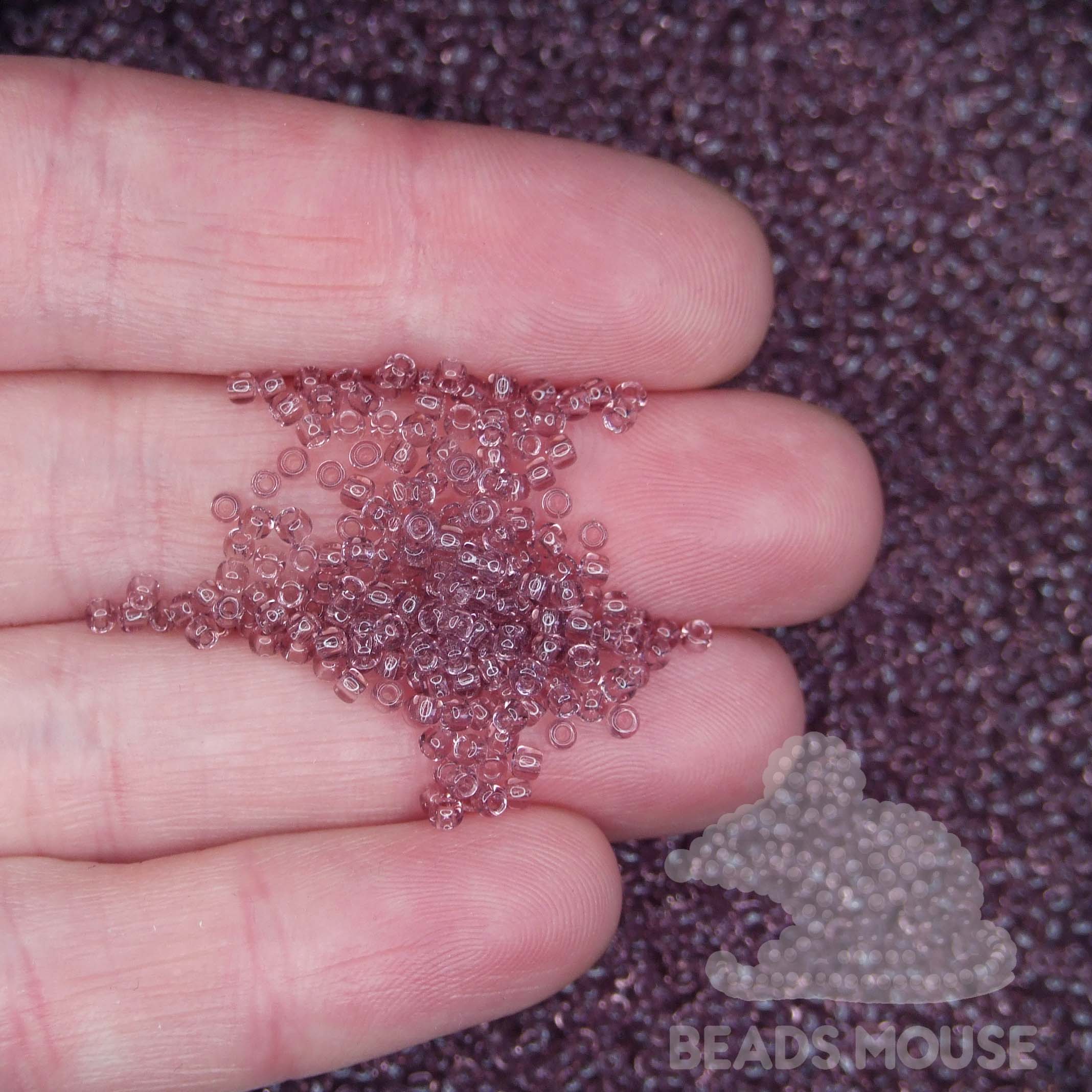 TOHO Seed Beads 6 Transparent Light Amethyst beadsmouse.co.uk