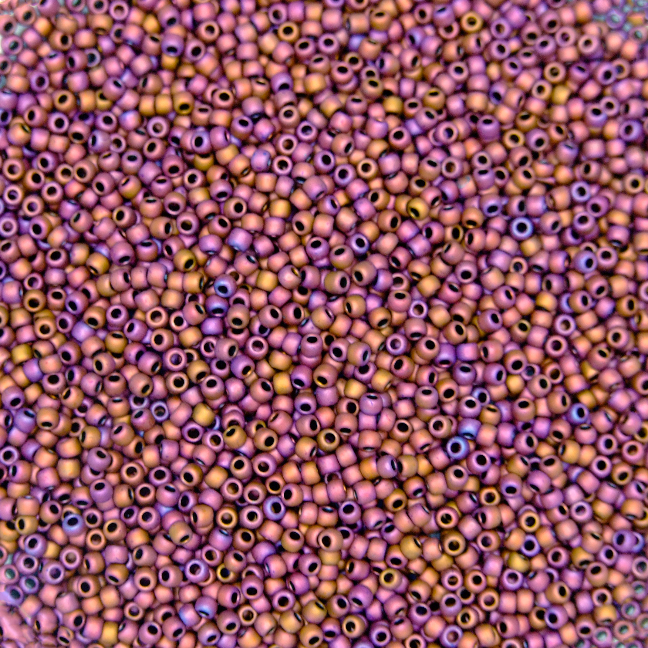 TOHO Seed Beads 703 Matte Color Mauve Mocha beadsmouse.co.uk