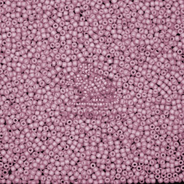TOHO Seed Beads 766 Opaque Pastel Frosted Light Lilac beads mouse