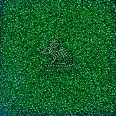 TOHO Seed Beads 7B Transparent Grass Green beadsmouse.co.uk