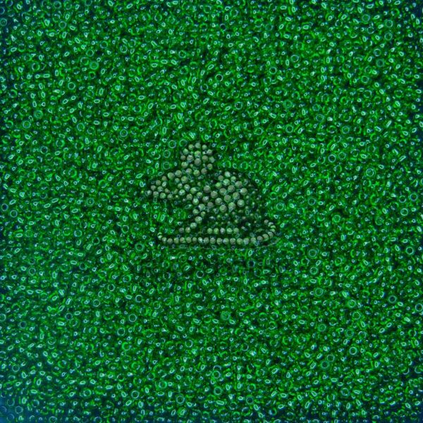 TOHO Seed Beads 7B Transparent Grass Green beadsmouse.co.uk