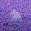 TOHO Seed Beads 937 Inside Color Aqua Bubble Gum Pink Lined beads mouse