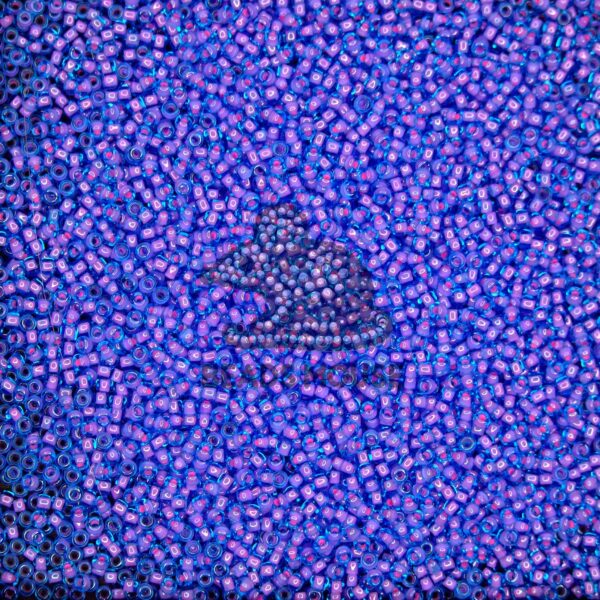 TOHO Seed Beads 938 Inside Color Aqua Pink Lined beadsmouse.co.uk