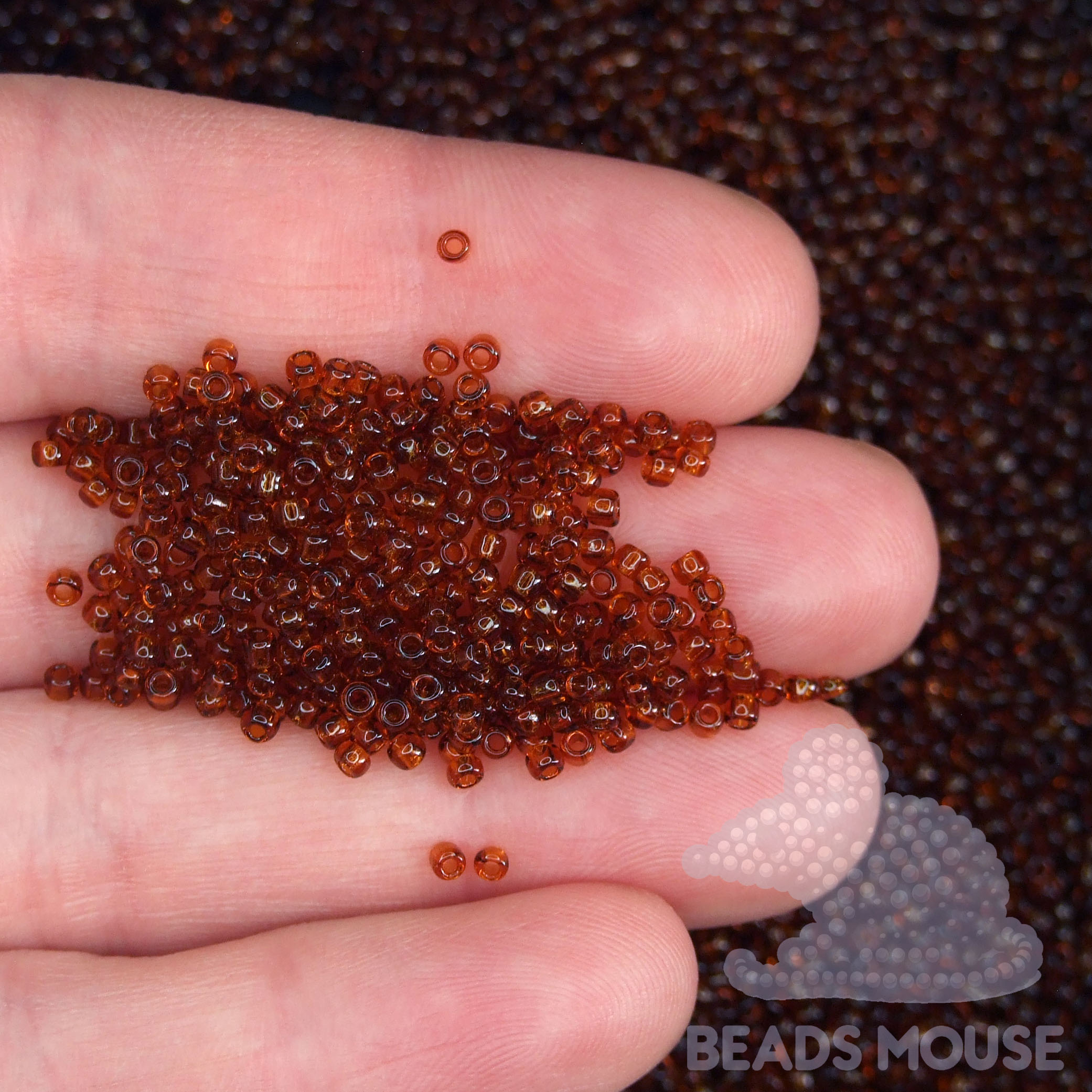 TOHO Seed Beads 941 Transparent Smoky Topaz beadsmouse.co.uk