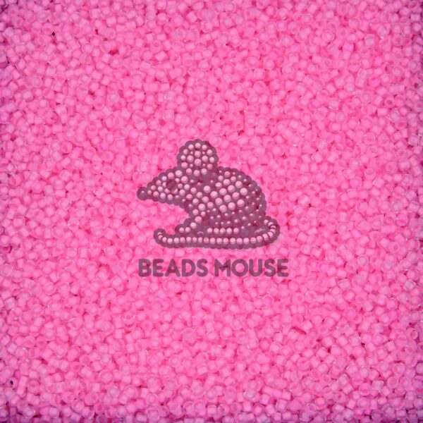 TOHO Seed Beads 969 Inside Color Crystal Neon Carnation Lined beadsmouse.co.uk