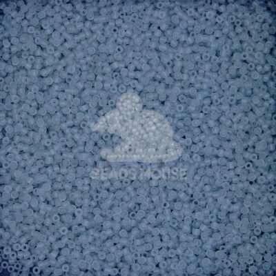 TOHO Seed Beads 9F Transparent Light Grey Frosted beadsmouse.co.uk