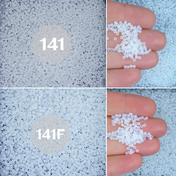 TOHO Seed Beads Ceylon Snowflake 141 - 141F Frosted beadsmouse.so.uk