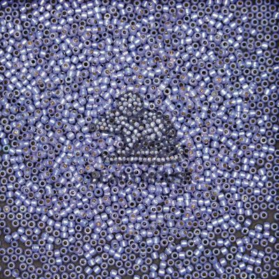 TOHO Seed Beads PF2124 PermaFinish Silver Lined Milky Tanzanite beadsmouse.co.uk