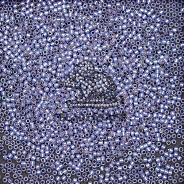 TOHO Seed Beads PF2124 PermaFinish Silver Lined Milky Tanzanite beadsmouse.co.uk