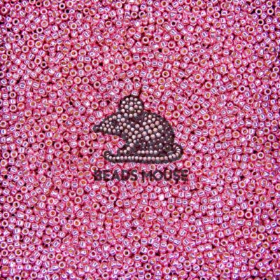 TOHO Seed Beads PF553 PermaFinish Galvanized Pink Lilac beadsmouse.co.uk 02
