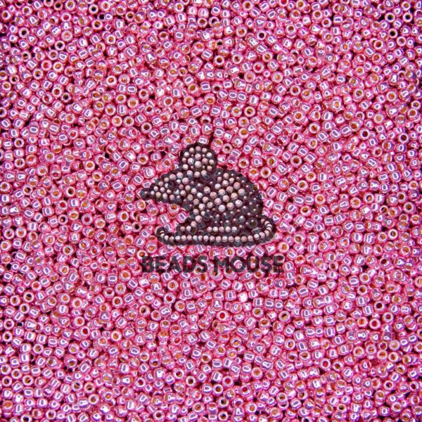 TOHO Seed Beads PF553 PermaFinish Galvanized Pink Lilac beadsmouse.co.uk 02