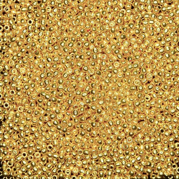 TOHO Seed Beads PF557 PermaFinish Galvanized Starlight beads mouse