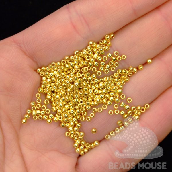 TOHO Seed Beads PF557 PermaFinish Galvanized Starlight 11/0 - Image 4