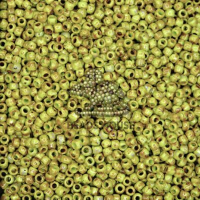 TOHO Seed Beads Y310 HYBRID Sour Apple Picasso beadsmouse.co.uk