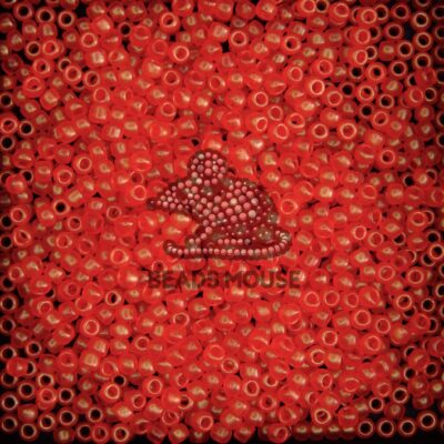 TOHO Seed Beads Y625 HYBRID Sueded Gold Siam Ruby beadsmouse.co.uk