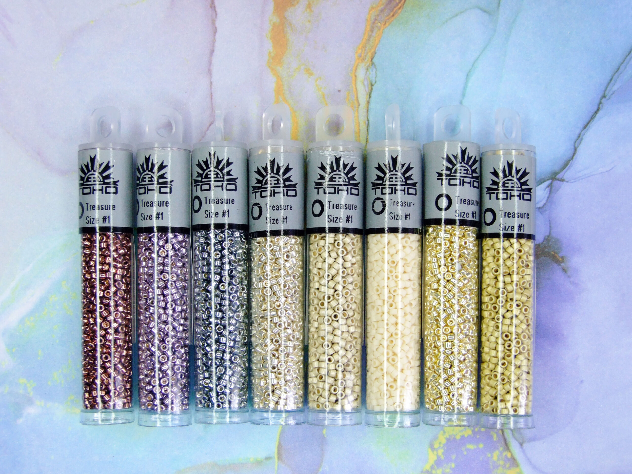TOHO Treasure Seed Beads 8 Colours PF beadsmouse.co.uk