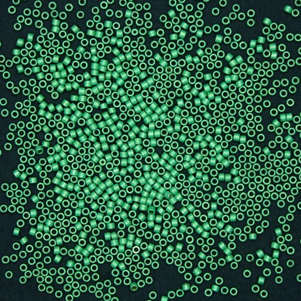 TOHO Treasure Beads PF570F Galvanized Matte Mint Green beads mouse