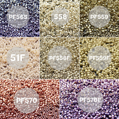 TOHO Treasure Seed Beads 8 Colours PF beadsmouse.co.uk