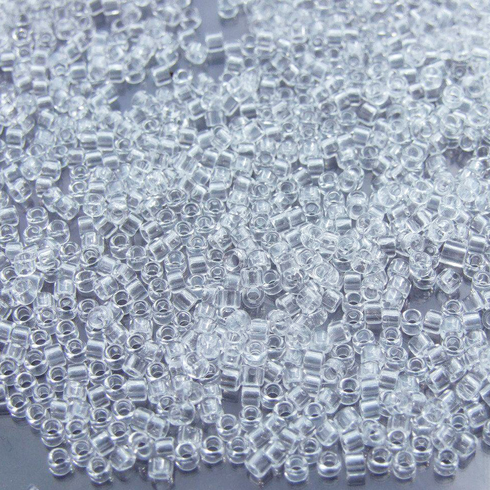 TOHO Treasure beads 1 Transparent Crystal Toho Treasure Seed Beads beadsmouse.co.uk