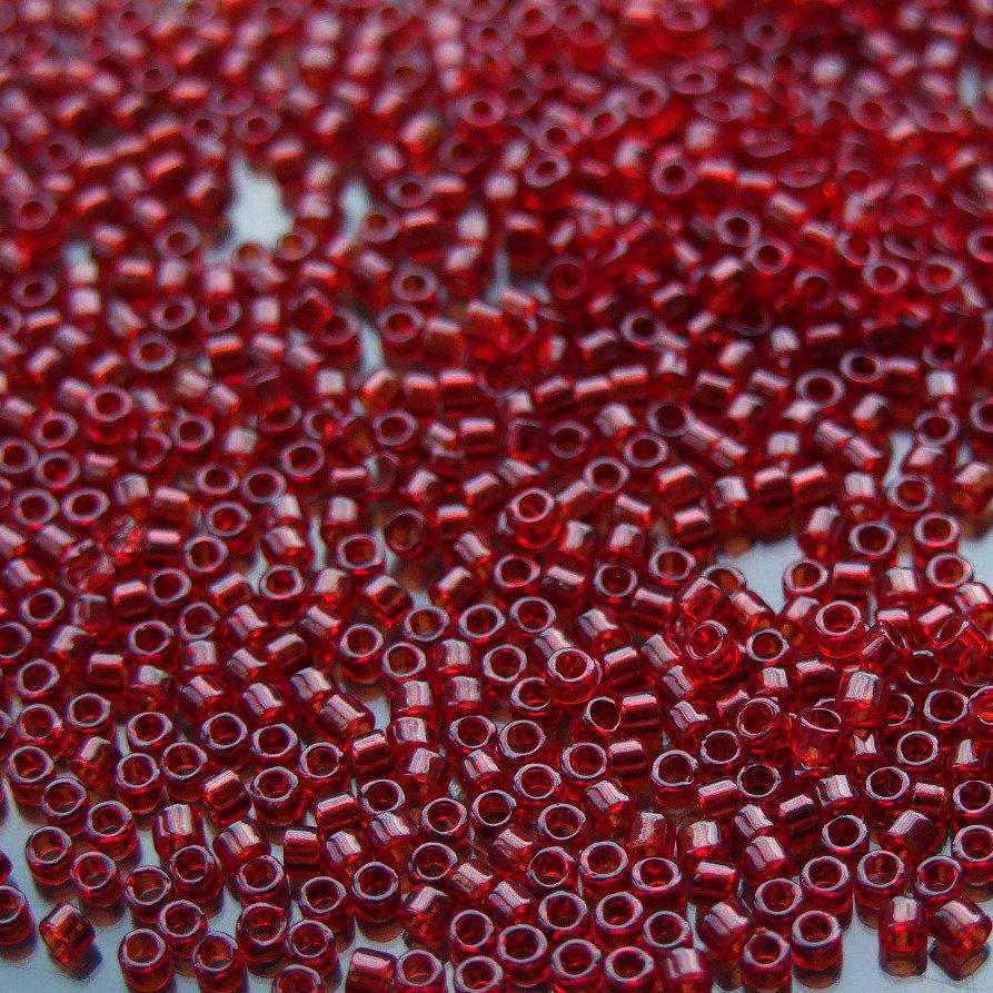 TOHO Treasure beads 5D Transparent Garnet Toho Treasure Seed Beads beadsmouse.co.uk_