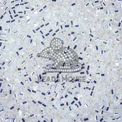 TOHO Triangle Beads 21 Silver Lined Crystal beadsmouse.co.uk