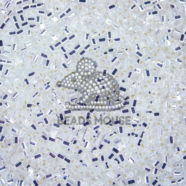 TOHO Triangle Beads 21 Silver Lined Crystal beadsmouse.co.uk