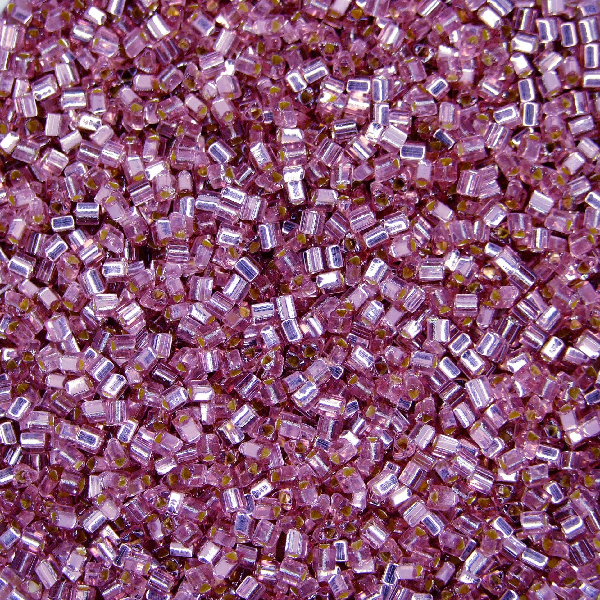 TOHO Triangle Beads 26 Silver Lined Light Amethyst beadsmouse.co.uk
